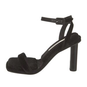 Tamara Mellon 7.5 Pillow Top Velvet Sandals